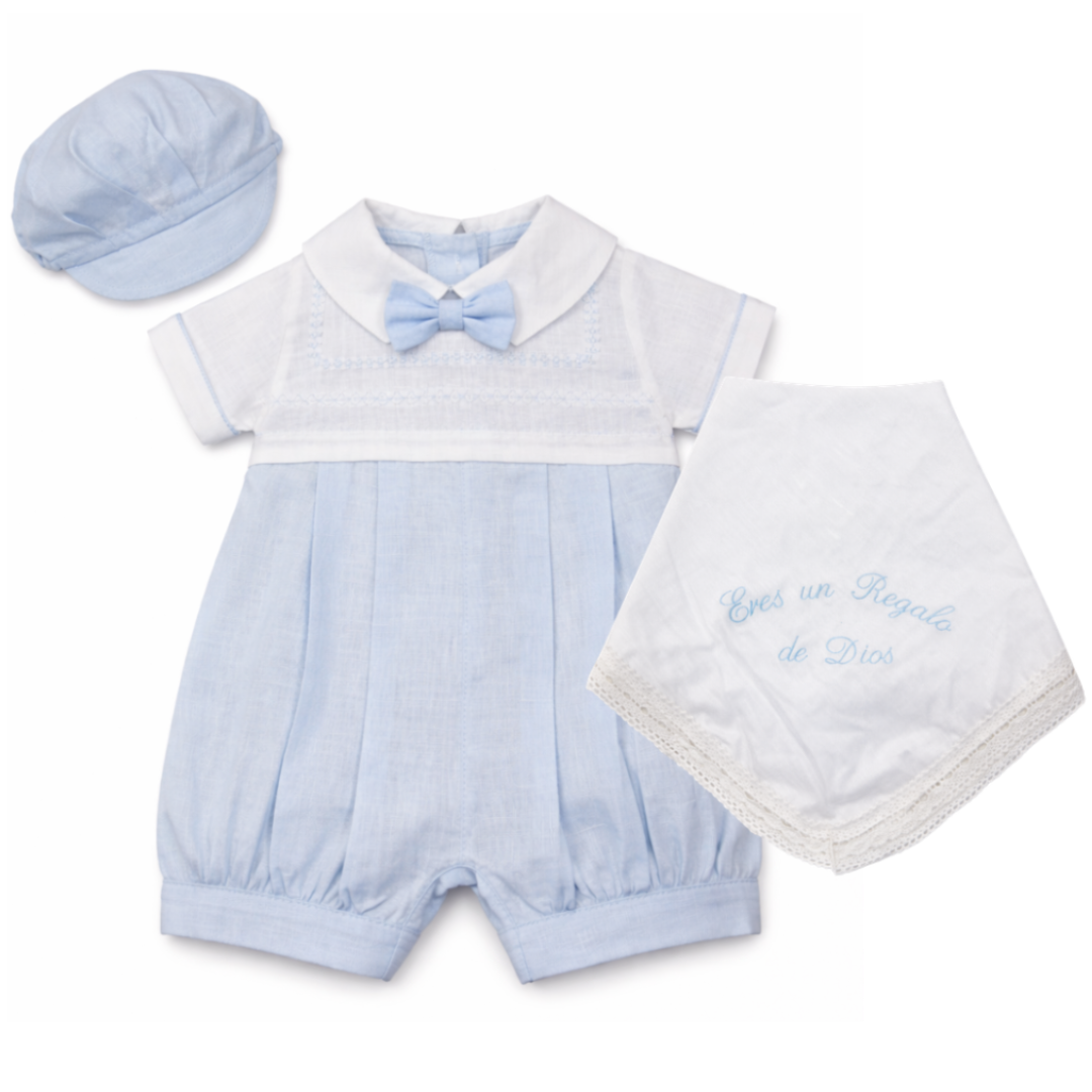 Baby Clothes - 3 Piece Linen Set (8719)