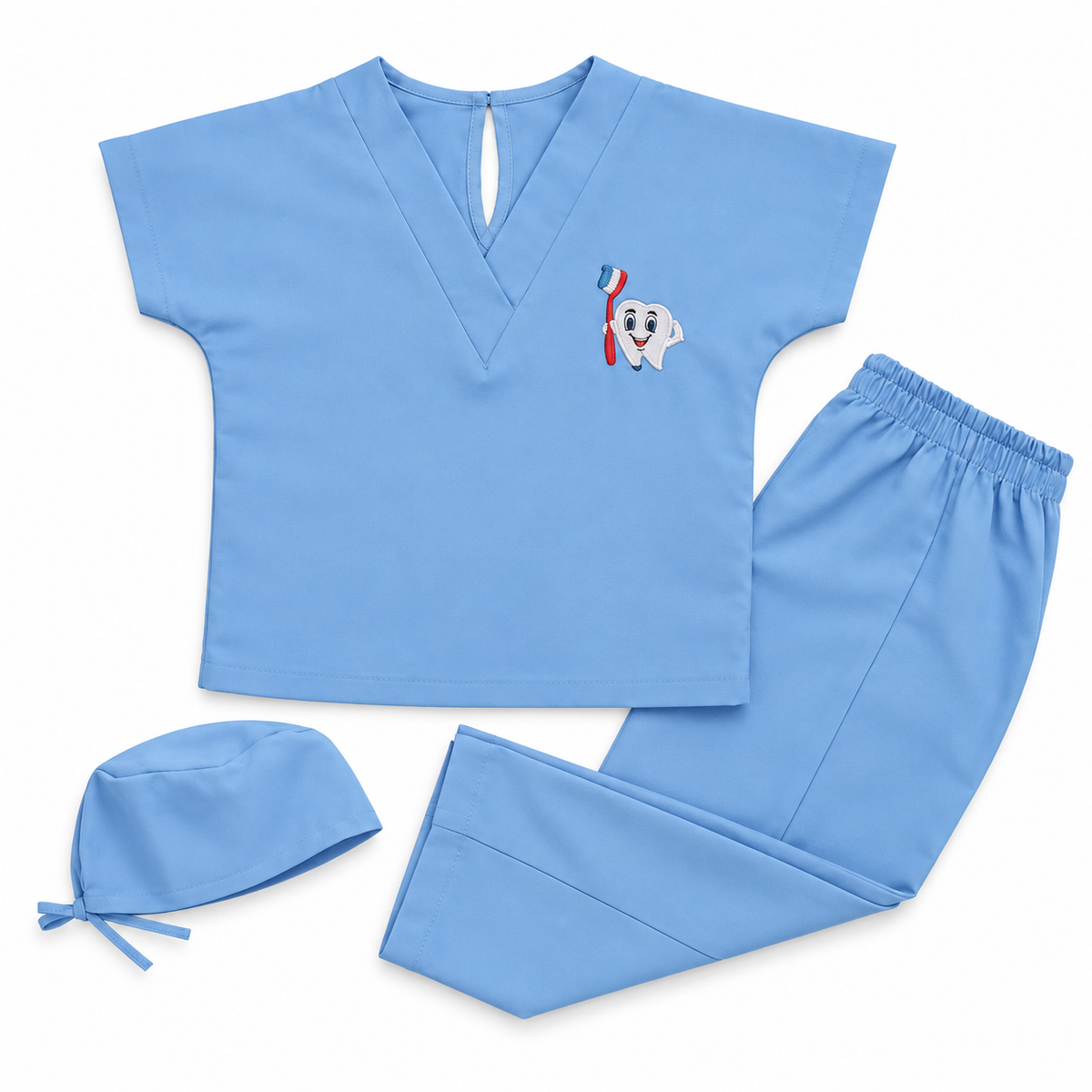 Vestimenta de Dentista Infantil – Azul Celeste