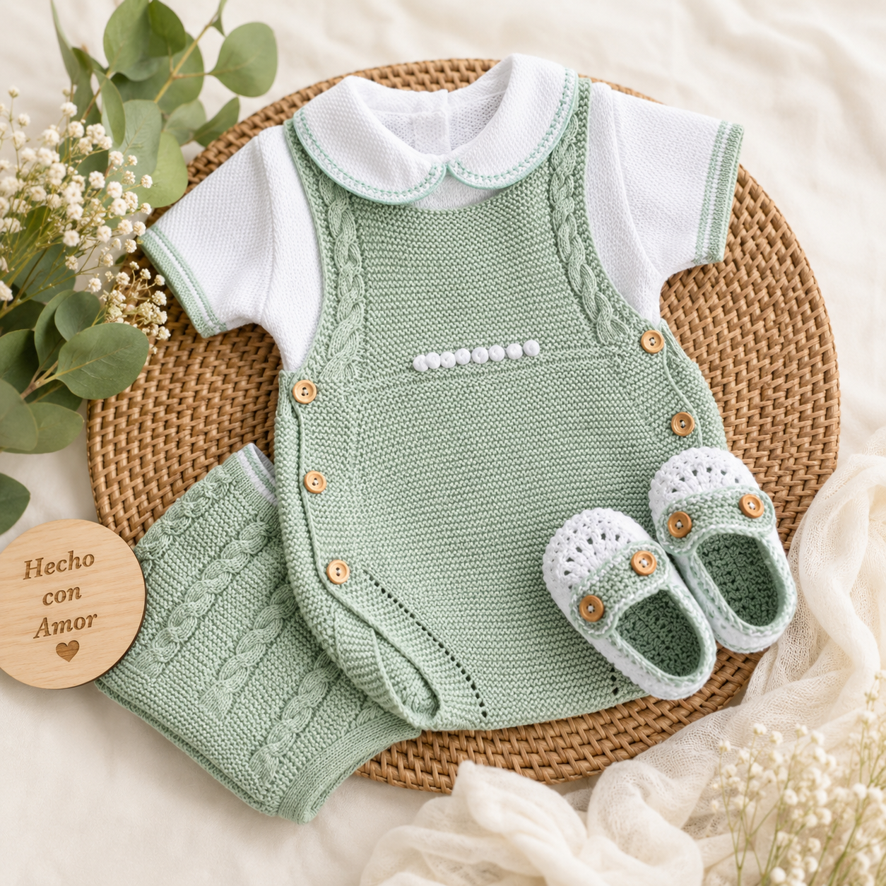 Ranita Paula 4 Pieces - Baby Clothes - Knitted Dresses (Boys)