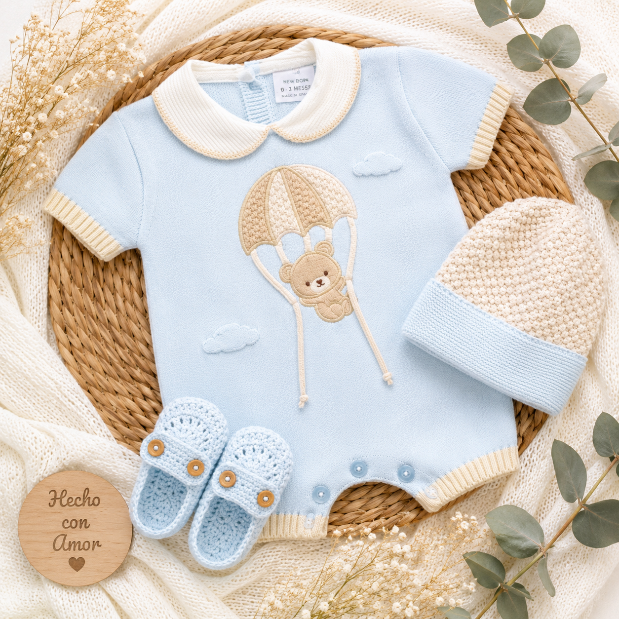 Pélele Corto Parachute - Ropa para Bebés - Vestidos Tejidos (Niños)