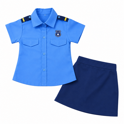 Oficios - Set de Policía para Niñas (Falda 3227)