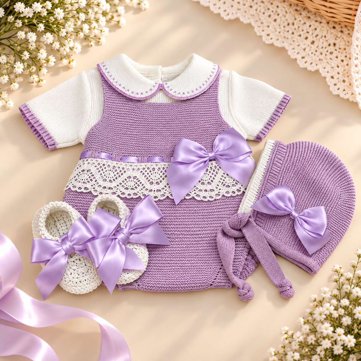 Ranita Romana - Baby Clothes - Knitted Dresses