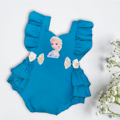 Romper Princesa para Bebé – Inspirado en Elsa