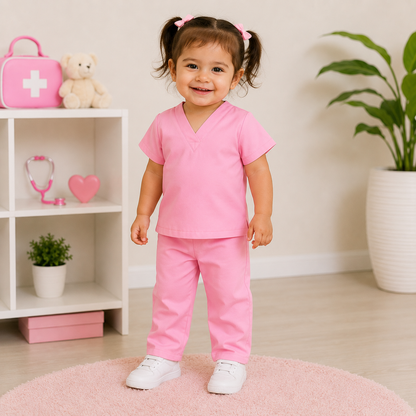 Jobs - Pink Scrub Set (8703)