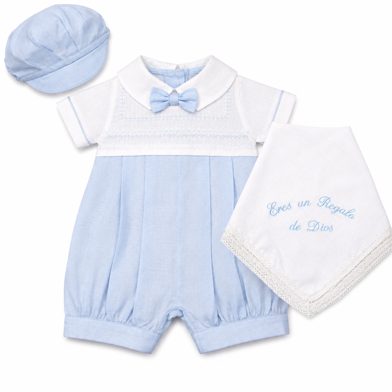 Baby Clothes - 3 Piece Linen Set (8719)
