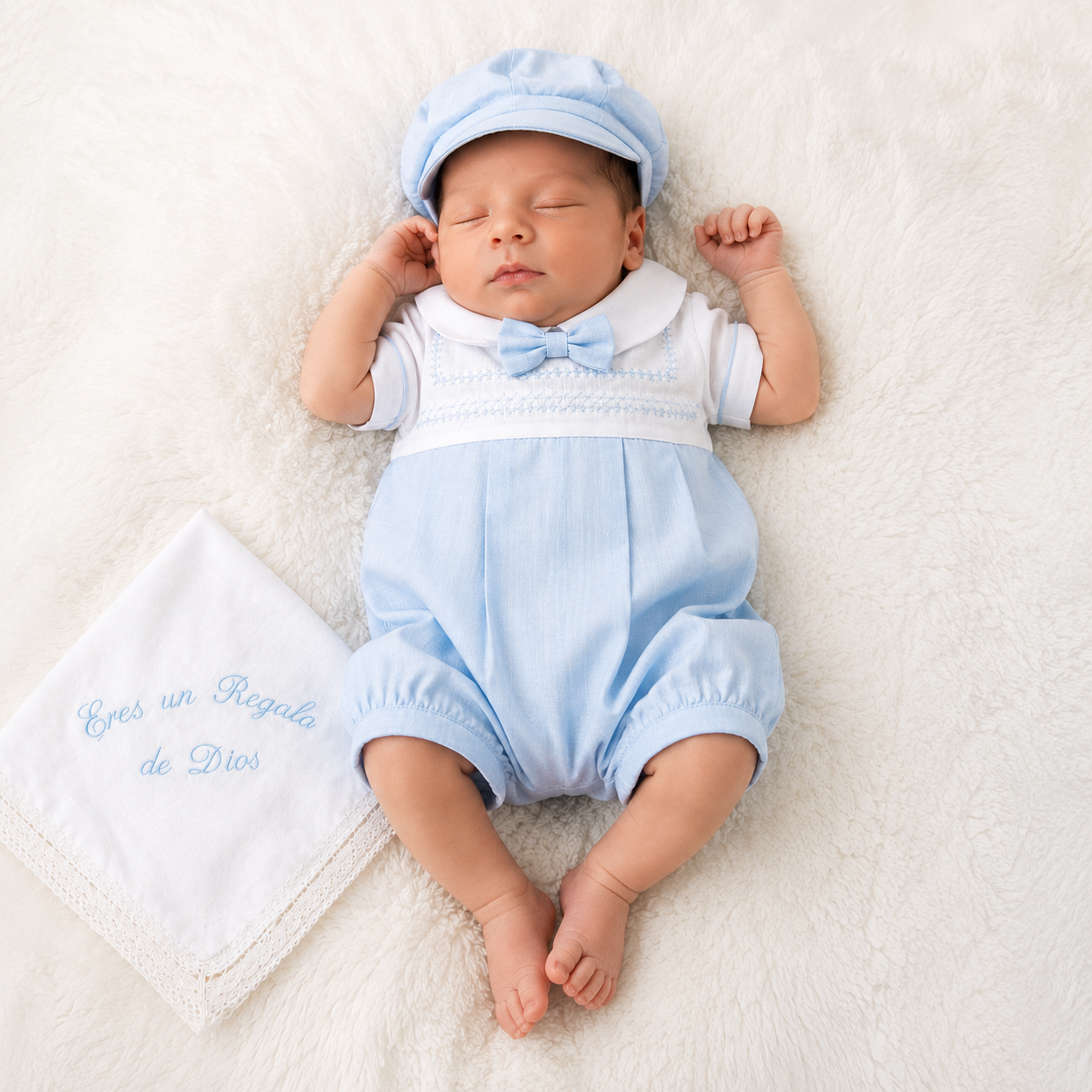 Baby Clothes - 3 Piece Linen Set (8719)