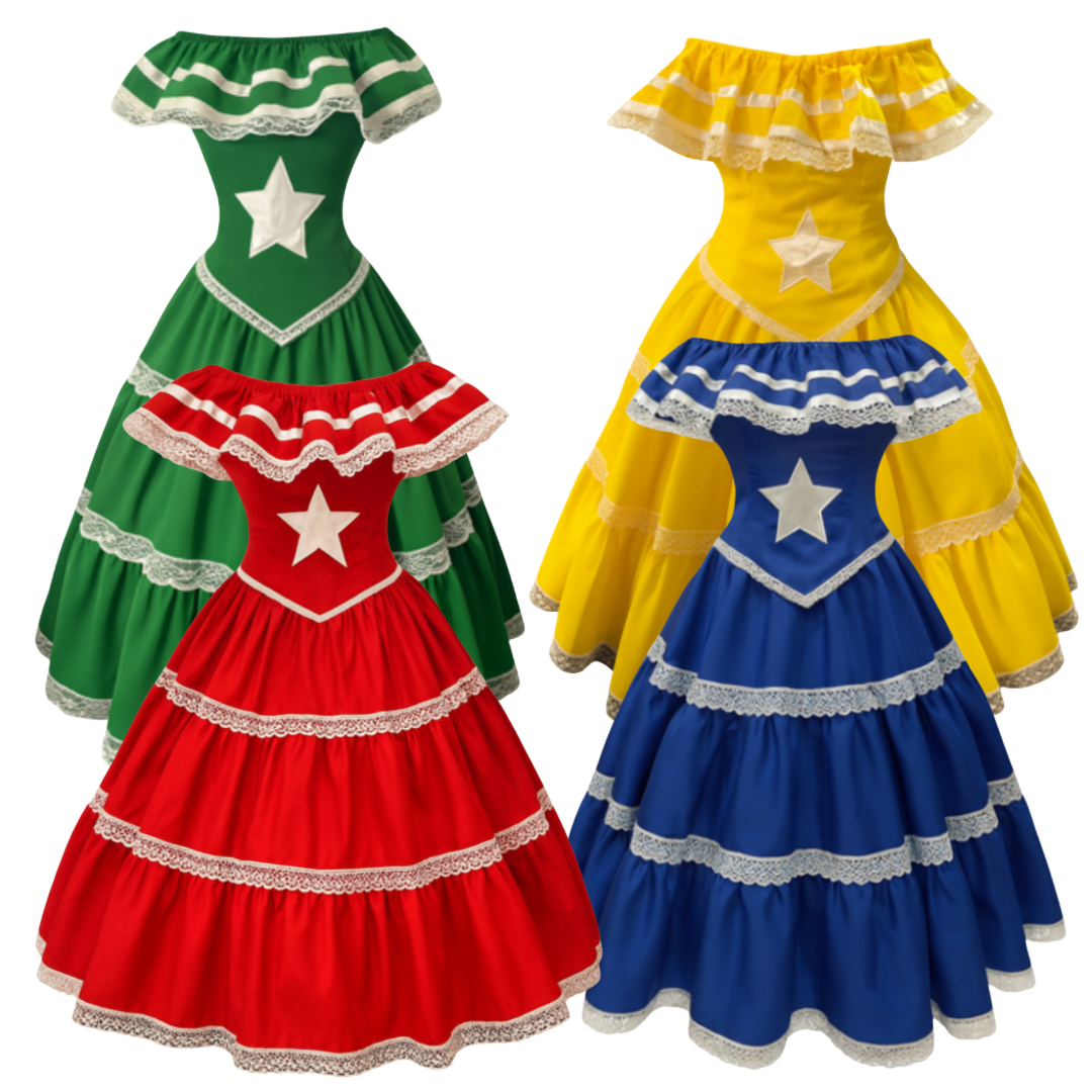 Vestimenta Típica - Plena