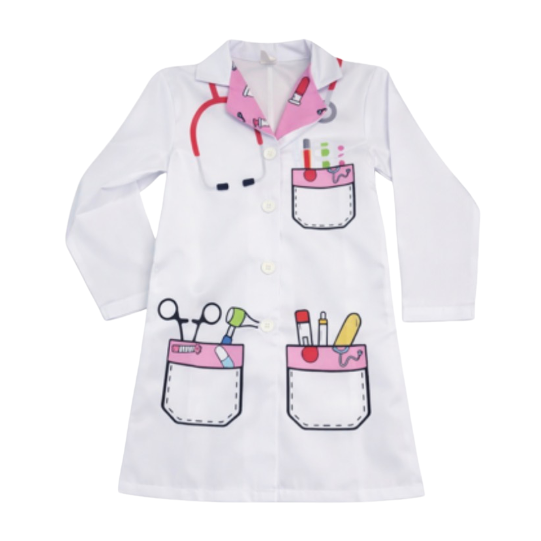 Oficios - Bata de Doctor para Niñas