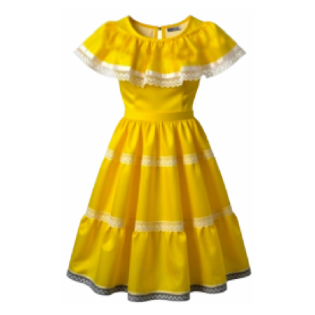 Vestimenta Típica - Plena Amarilla