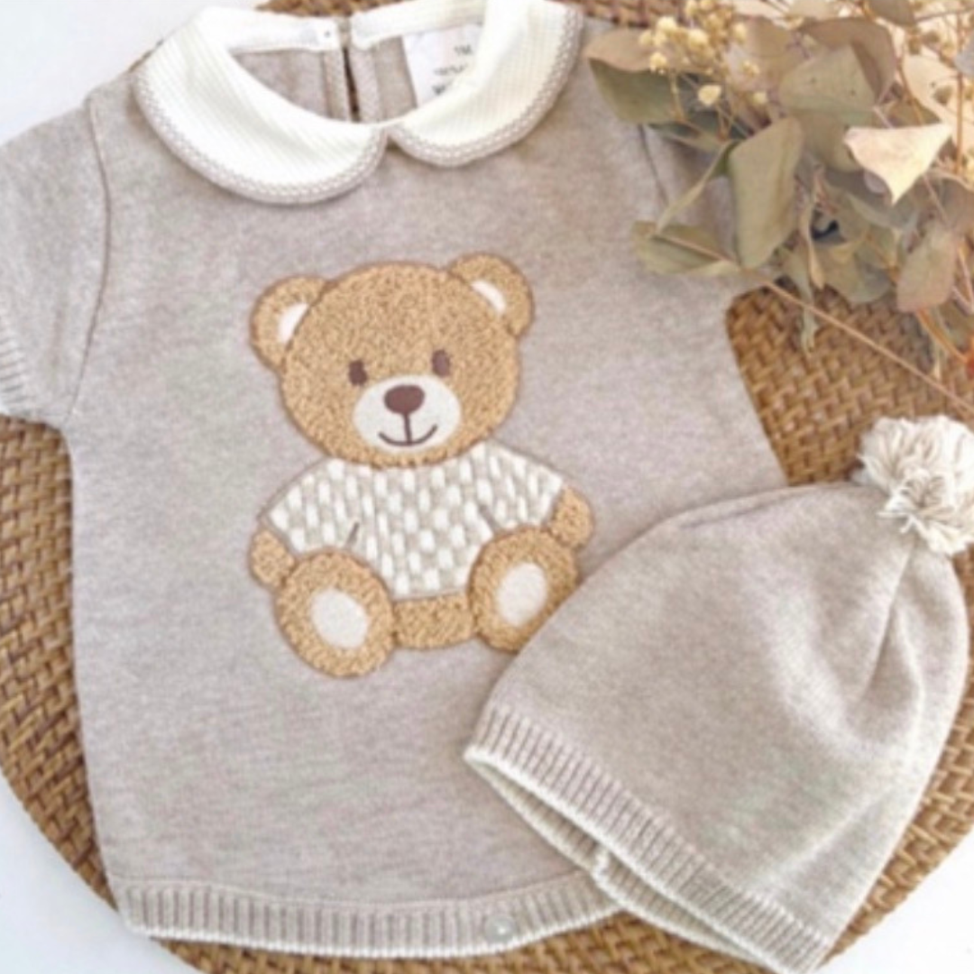 Pélele Osito - Ropa para Bebés - Vestidos Tejidos (Niños)