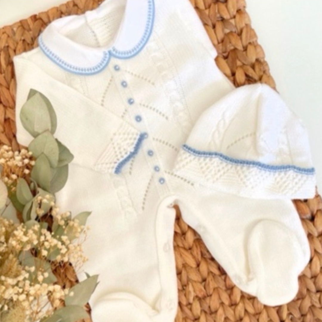 Pélele con Gorro - Baby Clothes - Knitted Dresses (Boys)