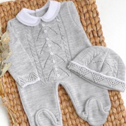 Pélele con Gorro - Baby Clothes - Knitted Dresses (Boys)