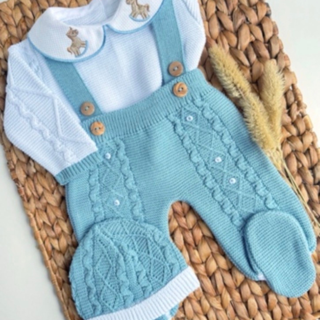 Peto Caballito - Baby Clothes - Knitted Dresses (Boys)