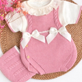 Ranita Paula 3 Piezas - Ropa para Bebés - Vestidos Tejidos