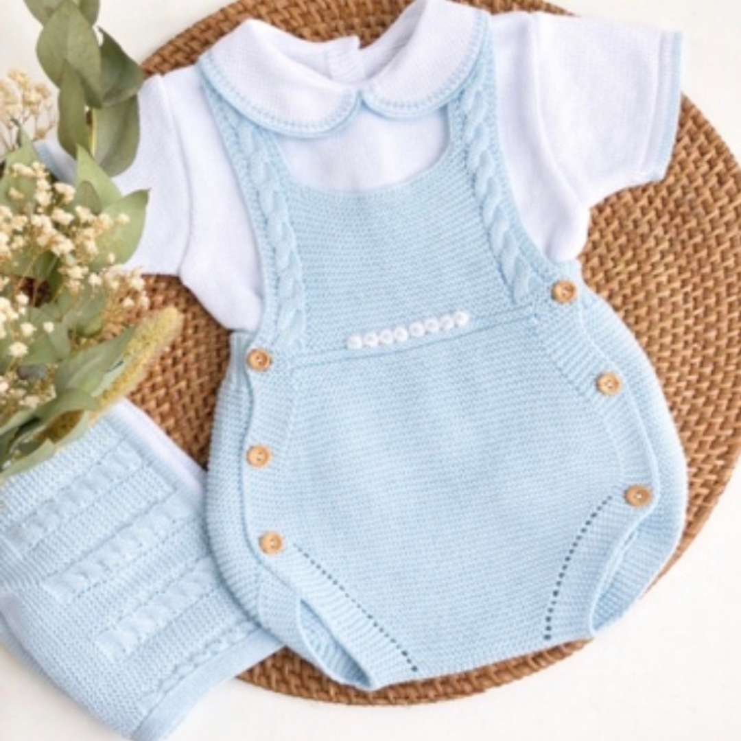 Ranita Paula 3 Pieces - Baby Clothes - Knitted Dresses (Boys)