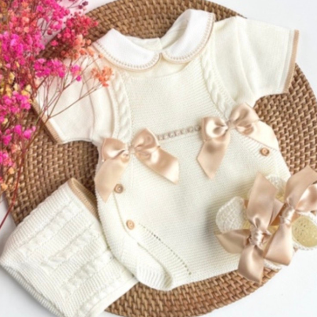 Ranita Paula 4 Pieces - Baby Clothes - Knitted Dresses