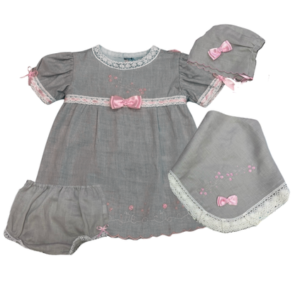 Baby Clothes - 4 Piece Linen Set (3070)