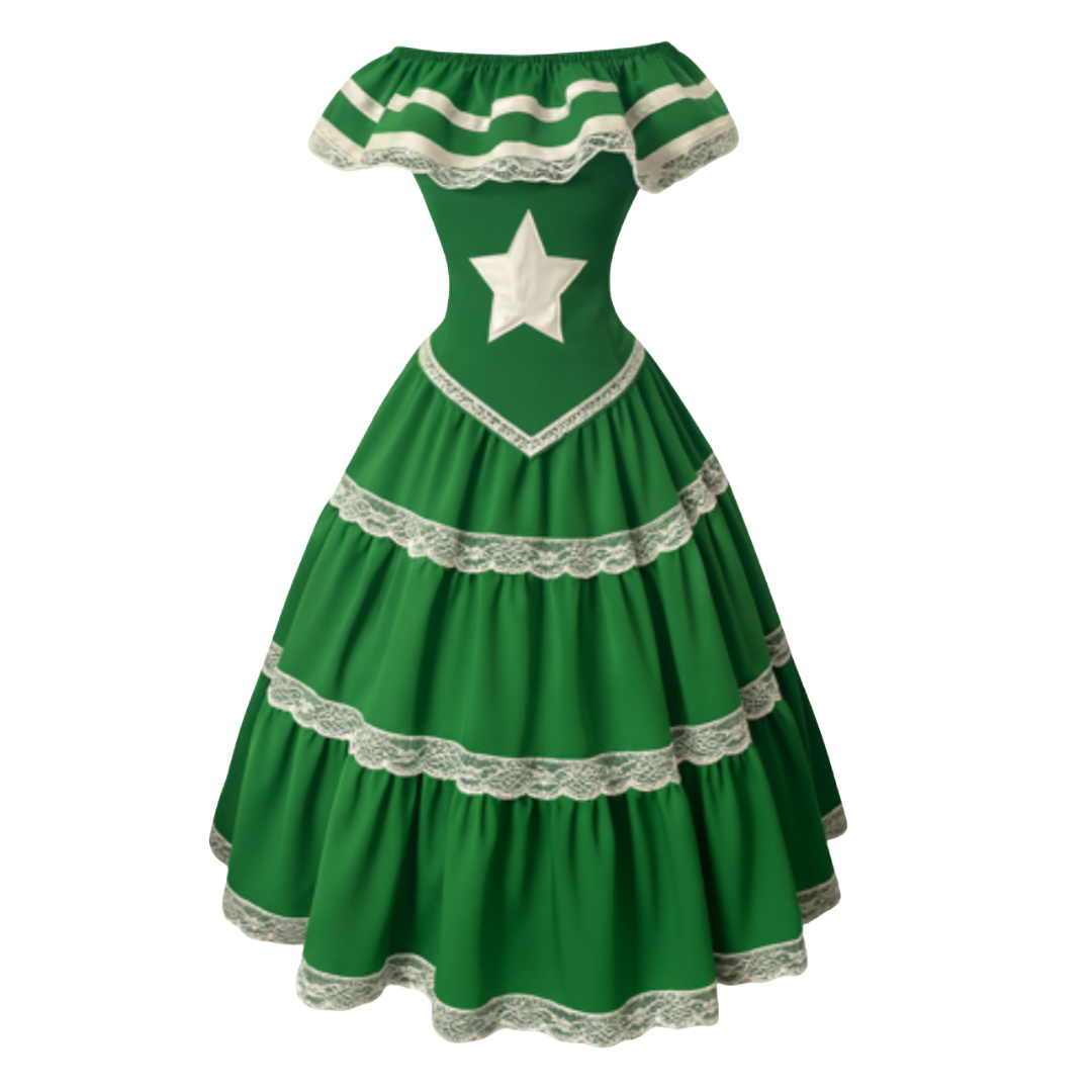 Vestimenta Típica - Plena