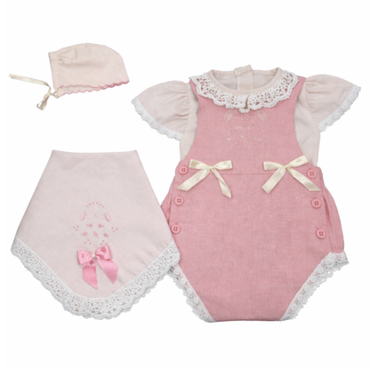 Baby Clothes - 4 Piece Linen Set (3261)