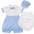 Baby Clothes - 4 Piece Linen Set (8513)