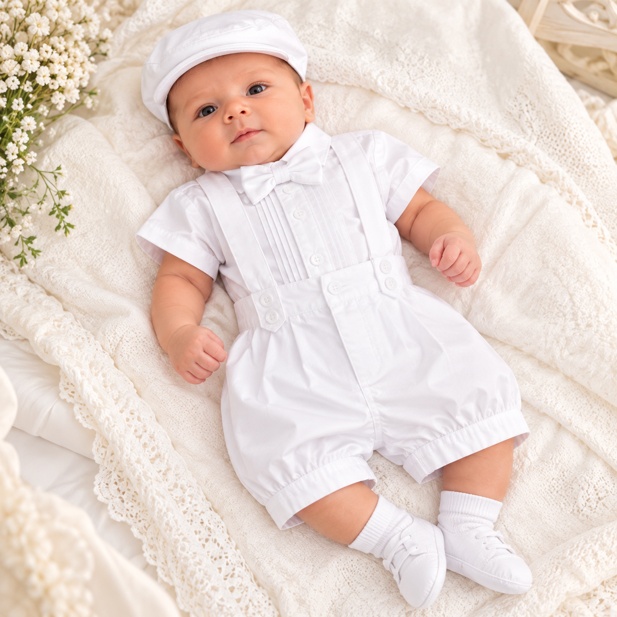 Ropa para Bebé - Set Bautismo para Niño (8515)