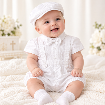 Ropa para Bebé - Set Bautismo para Niño (8515)