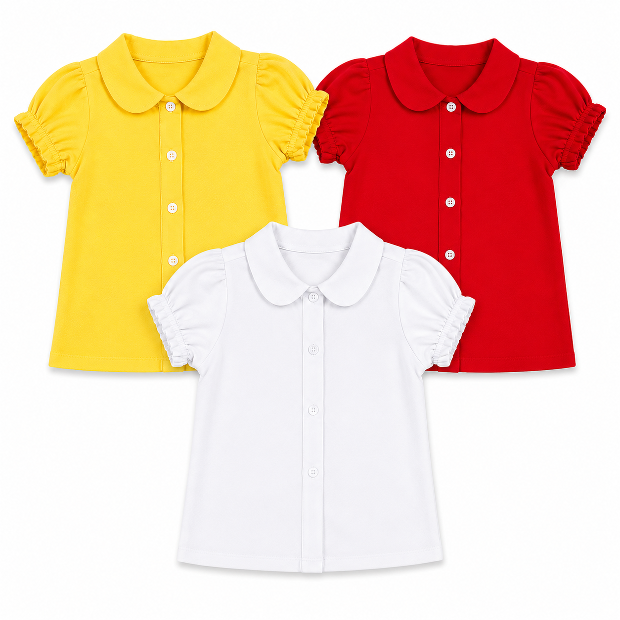 Blusa Escolar para Niñas