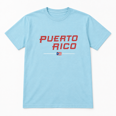 T-Shirt Puerto Rico – Azul Claro