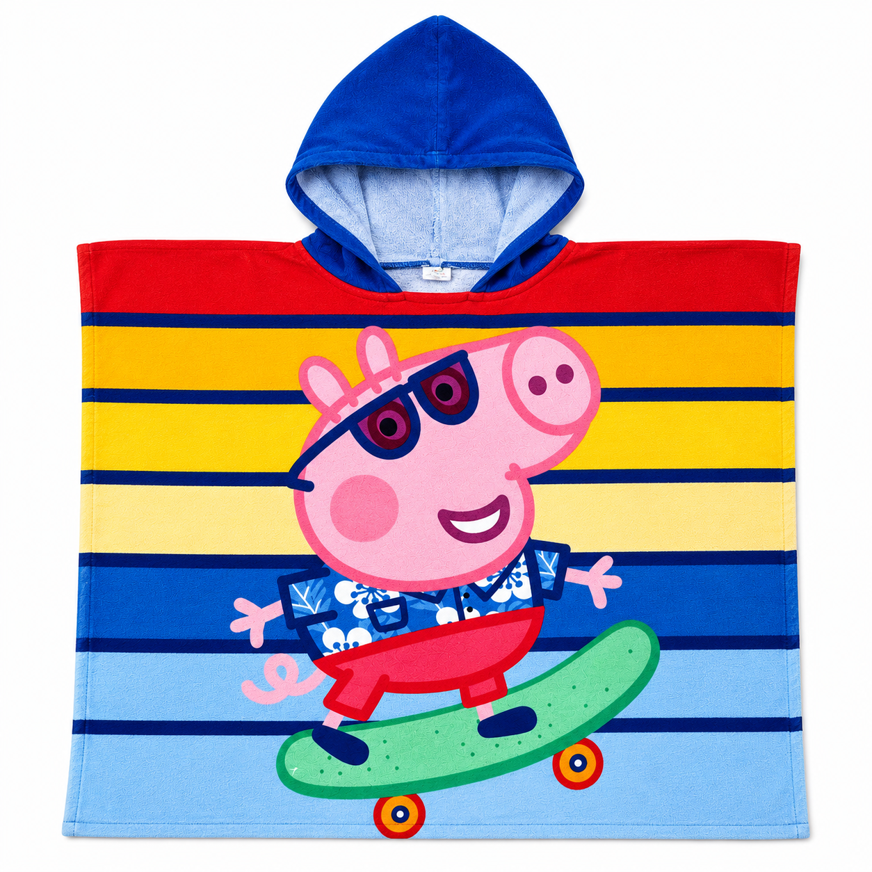 Toalla Poncho Infantil con Capucha – Pig