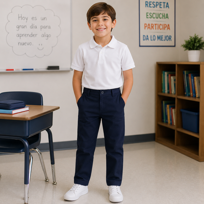 Pantalon escolar ajustable - 9001