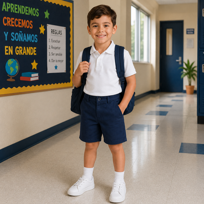 Pantalon corto de niño - Ajustable