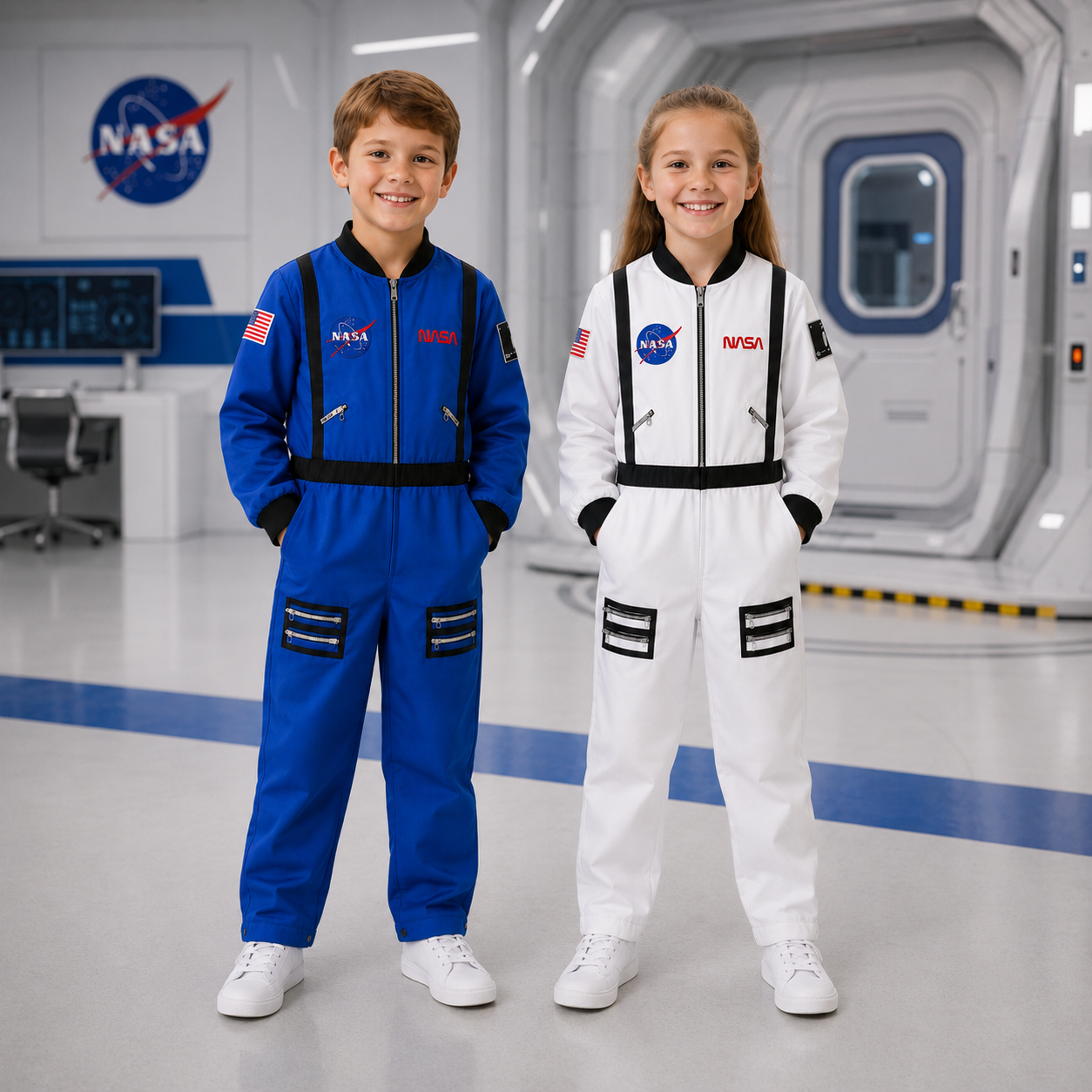 Disfraz de Astronauta Infantil NASA – Azul o Blanco