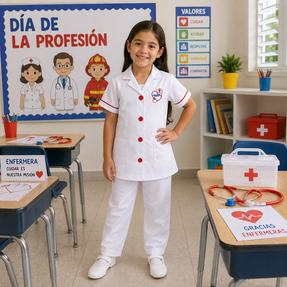 Set de Enfermera para Niña – Actividad de Profesiones