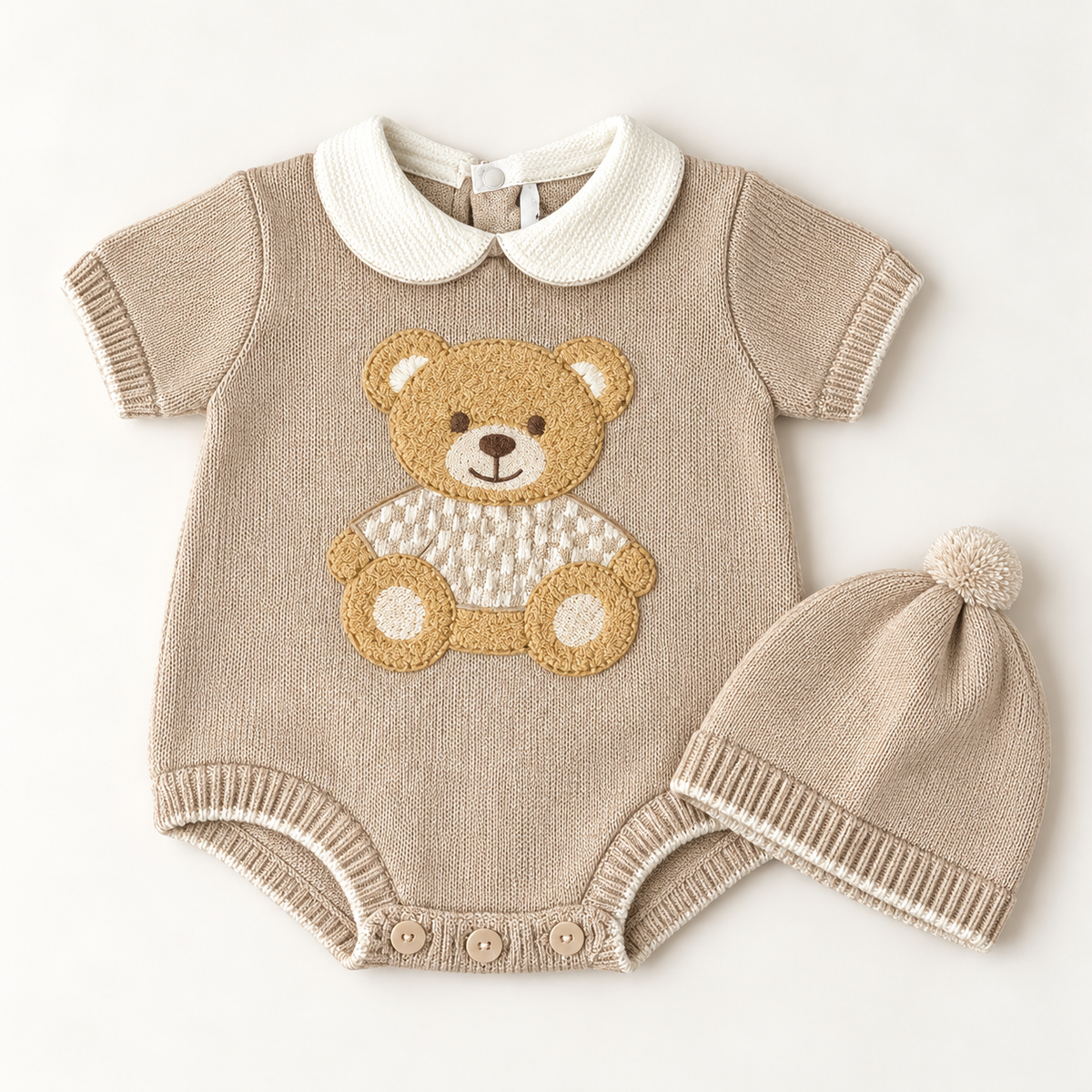 Pélele Osito - Ropa para Bebés - Vestidos Tejidos (Niños)
