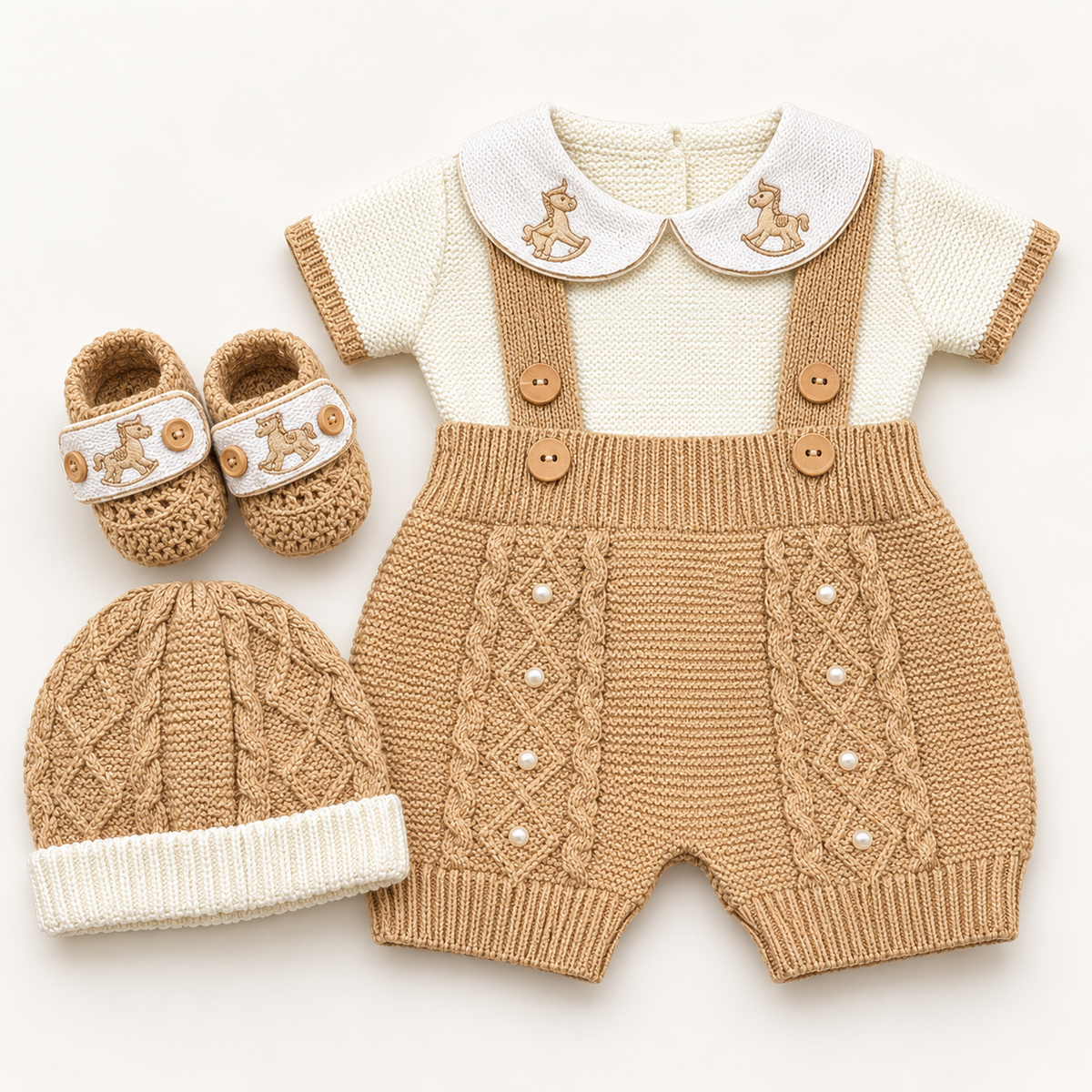 Peto Caballito - Ropa para Bebés - Vestidos Tejidos (Niños)
