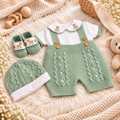 Peto Caballito - Ropa para Bebés - Vestidos Tejidos (Niños)