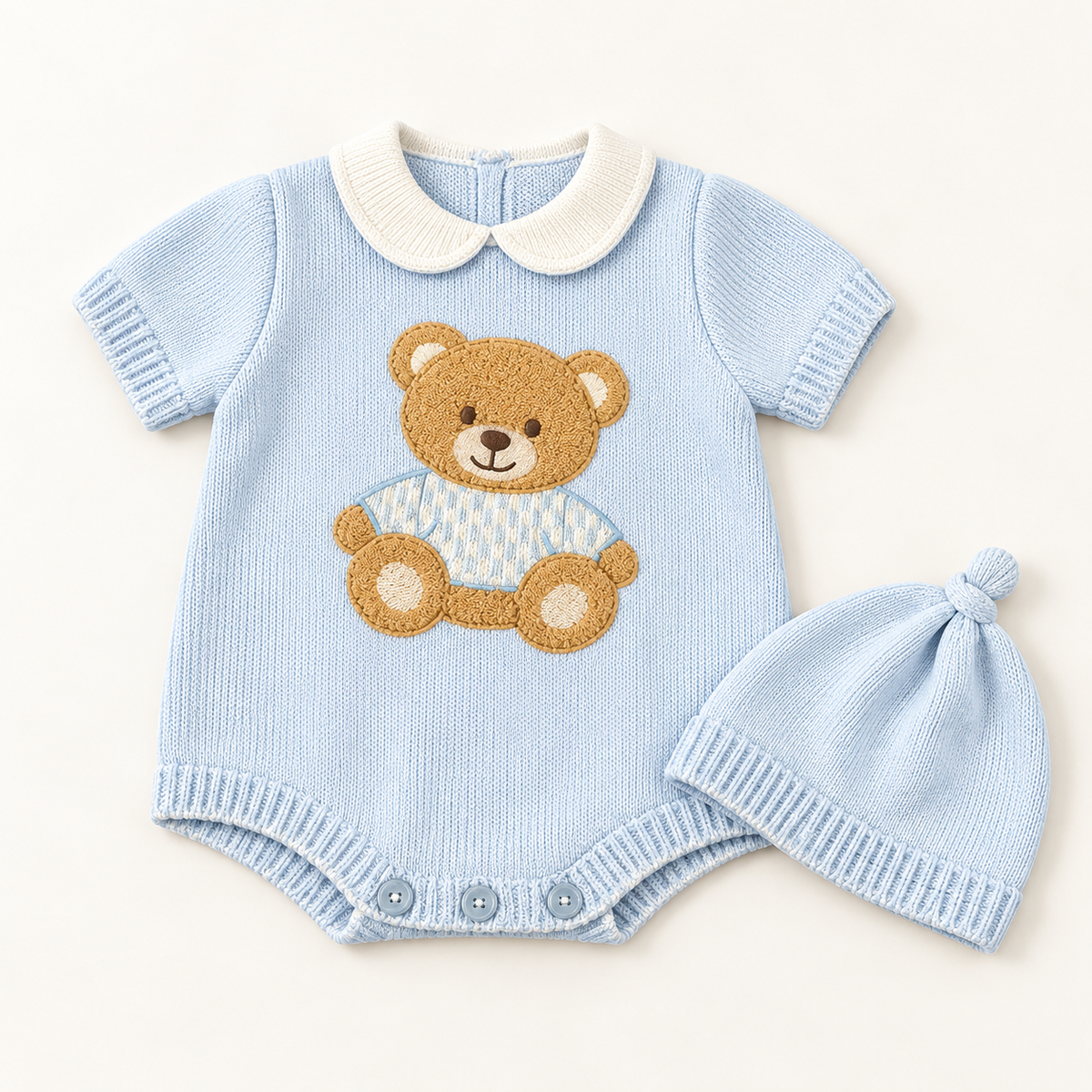 Pélele Osito - Ropa para Bebés - Vestidos Tejidos (Niños)