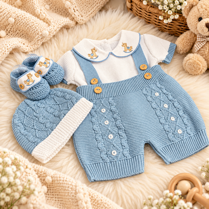 Peto Caballito - Ropa para Bebés - Vestidos Tejidos (Niños)