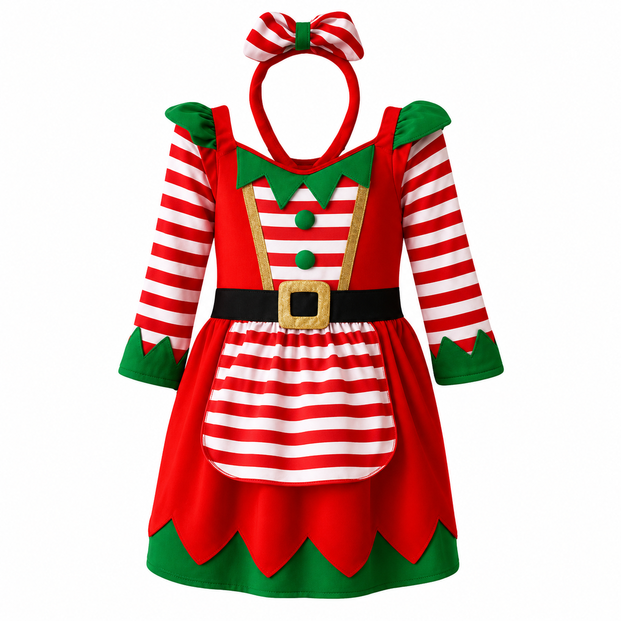 Christmas - Baby Girl Elf with Headband