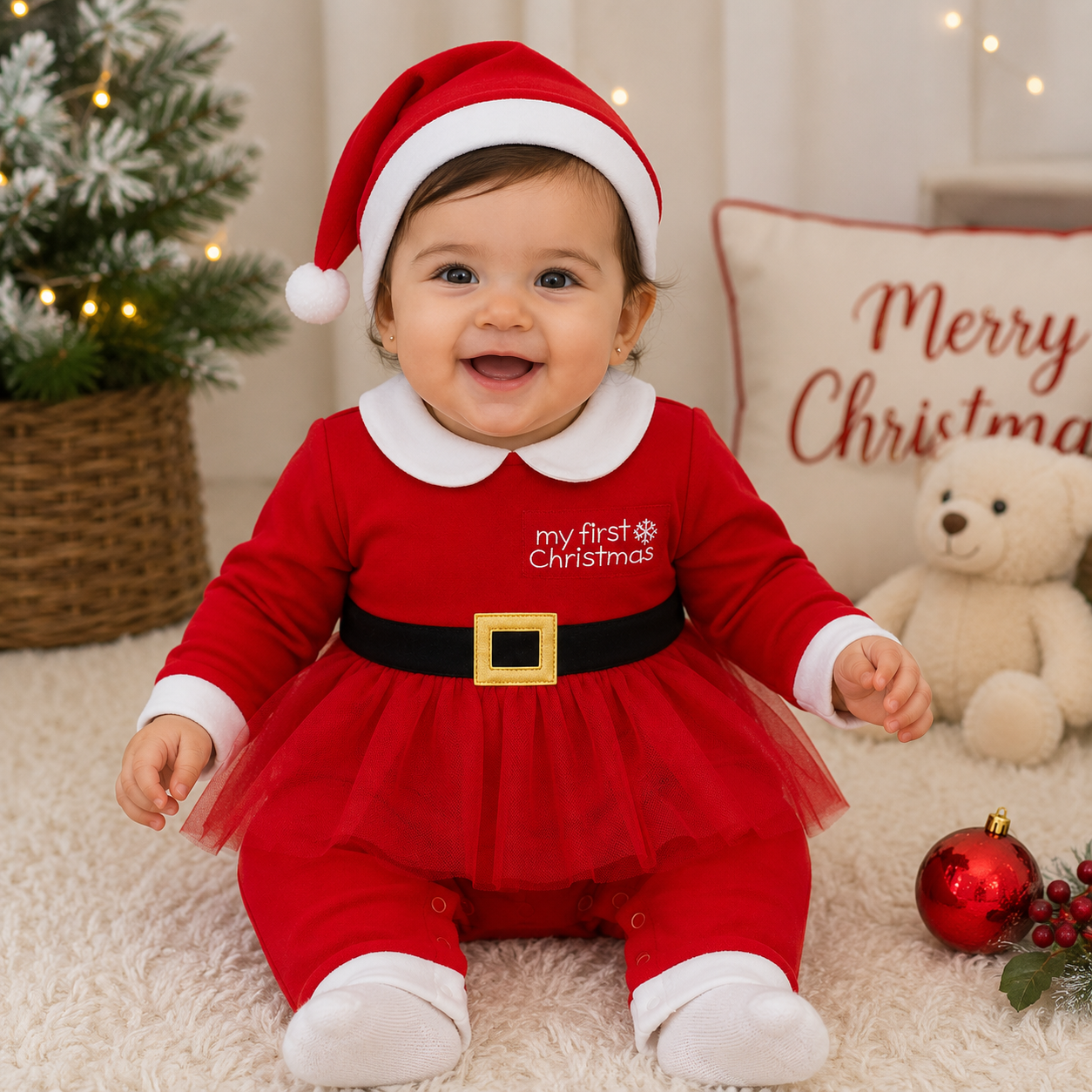 Christmas - Santa Baby Girl (Long Sleeve)