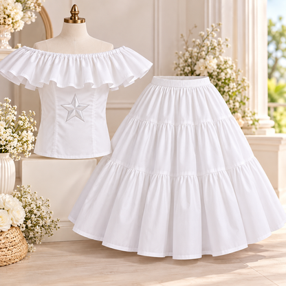 Traditional Clothing - White Plena