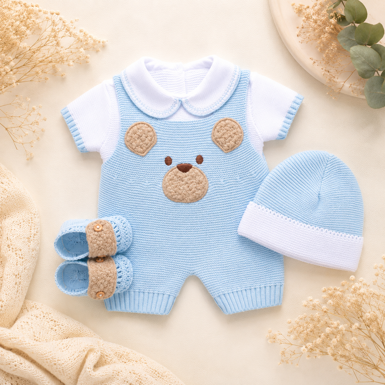 Peto peluche - Set de 4 piezas