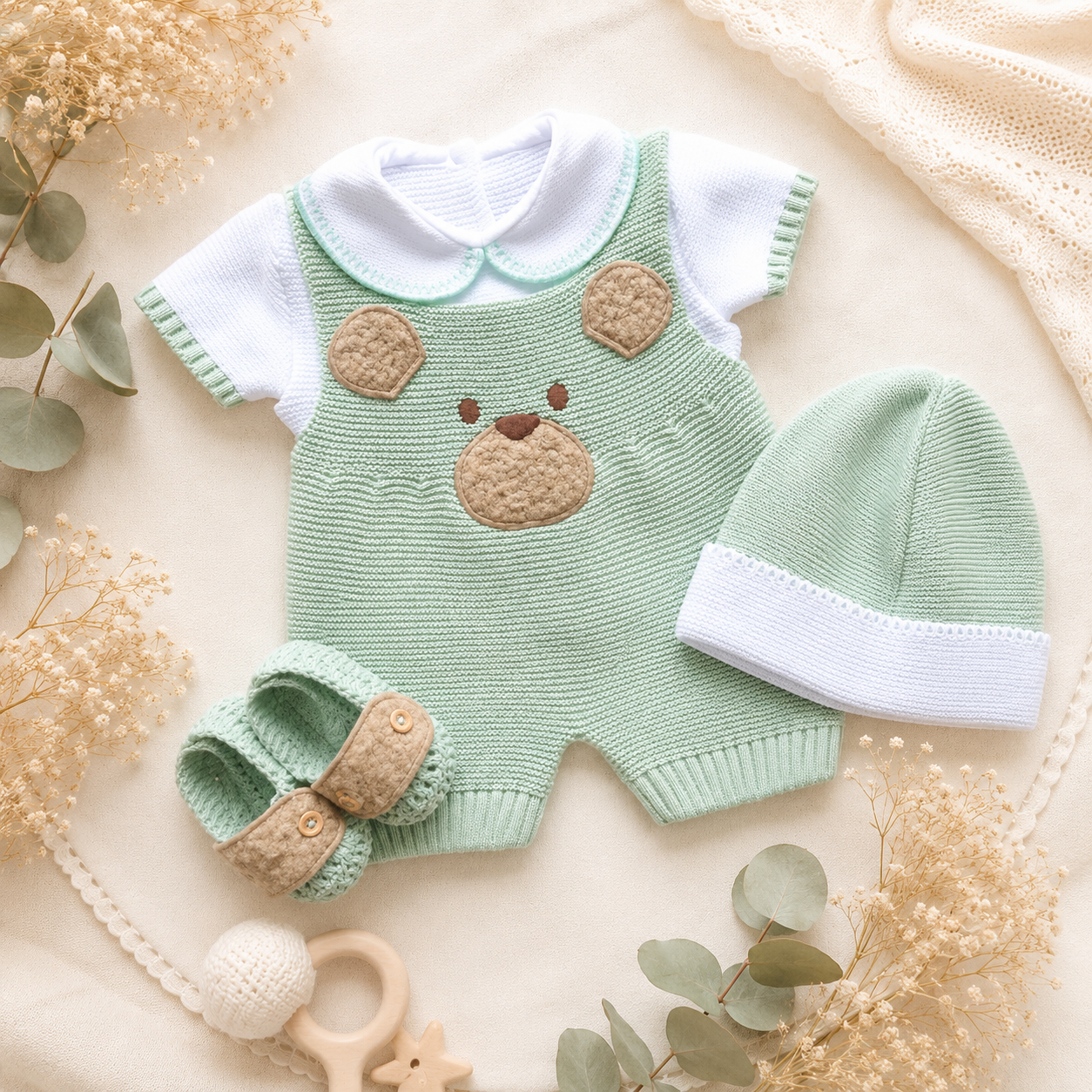 Peto peluche - Set de 4 piezas