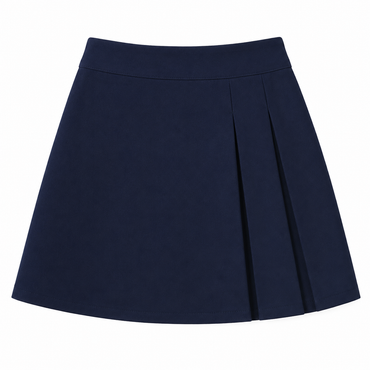 Falda Escolar con Elástico (Sin Botones)