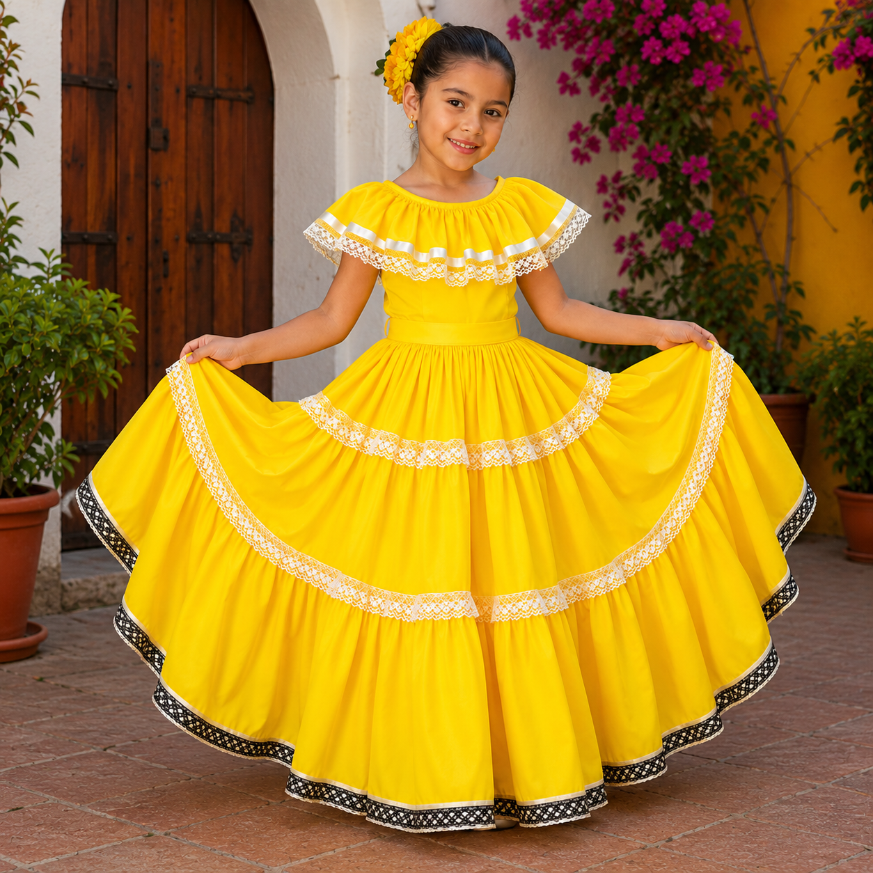 Traditional Clothing - Yellow Plena