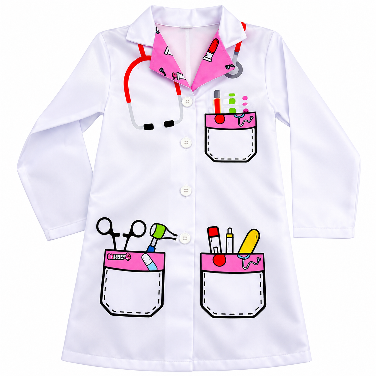 Oficios - Bata de Doctor para Niñas