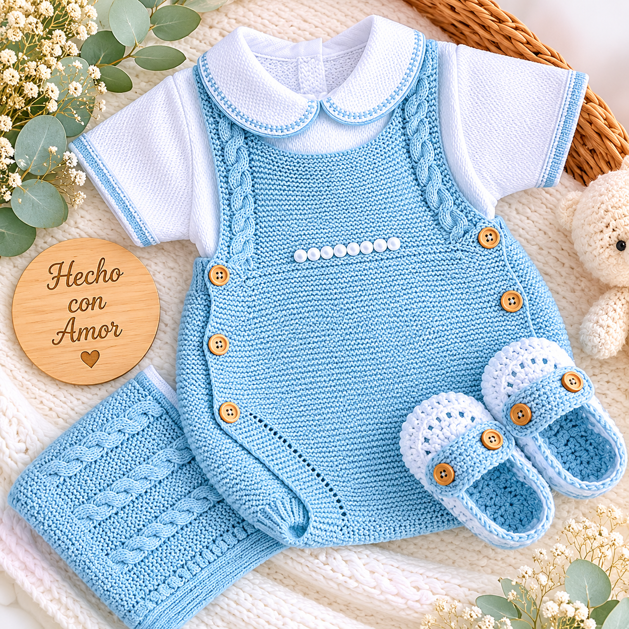 Ranita Paula 4 Pieces - Baby Clothes - Knitted Dresses (Boys)