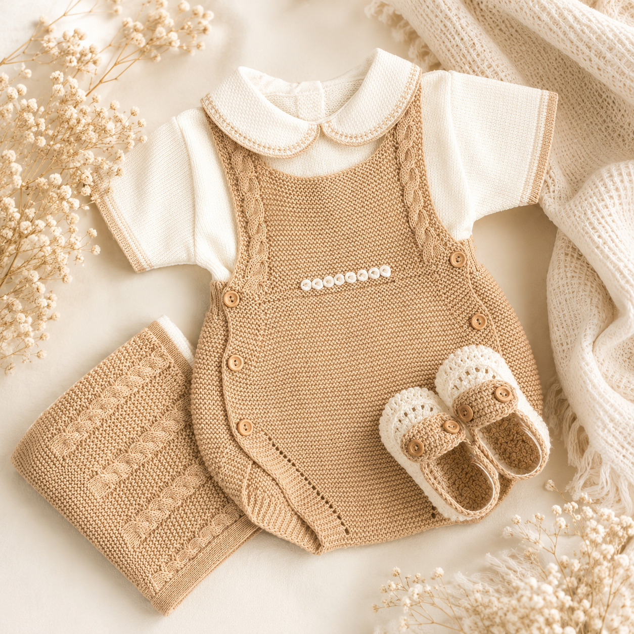 Ranita Paula 4 Pieces - Baby Clothes - Knitted Dresses (Boys)
